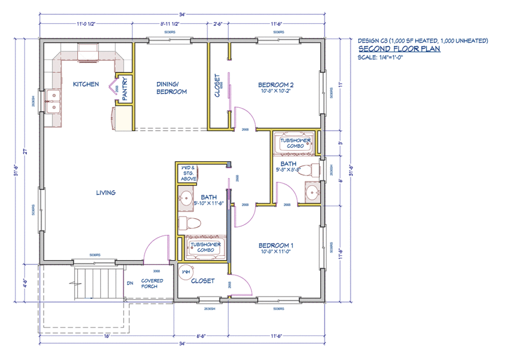 Dadu Pkg C3 Second Floor Plan