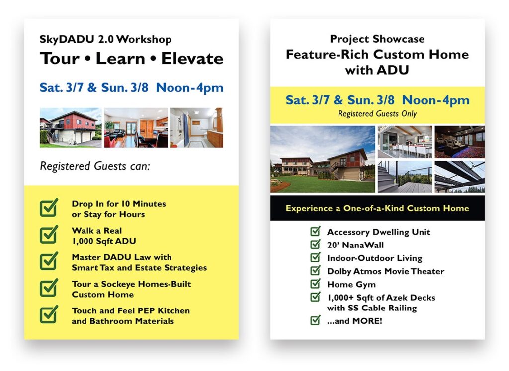SkyDADU 2.0 Workshop & Sockeye Homes Custom Home / ADU Tour